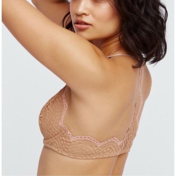 Free People Intimately Slow Dance Underwire Bra in Nude 32A $38 - Picture 2 of 3